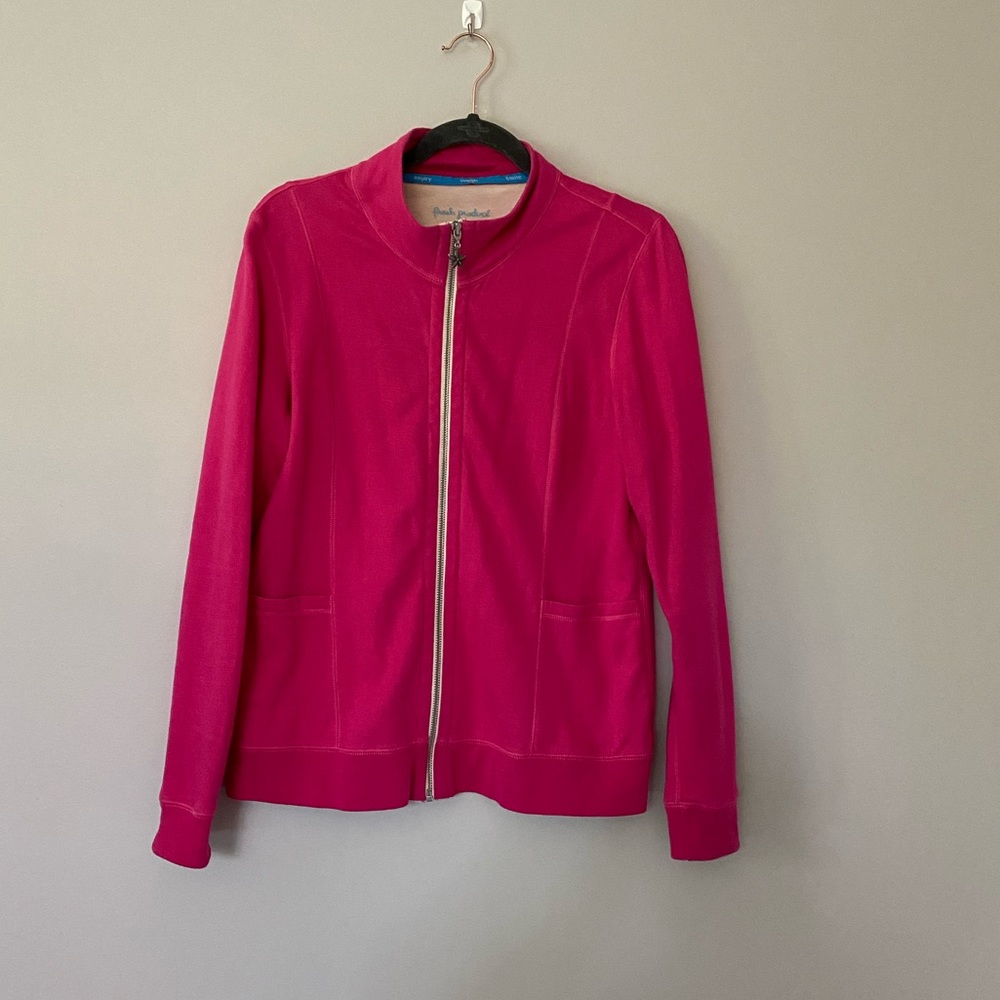Fresh Produce Pink Front Zip Jacket